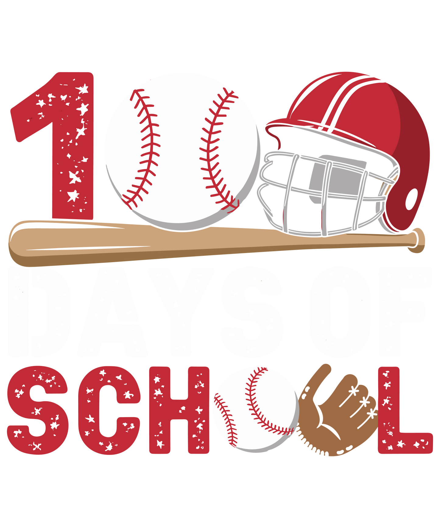 100 day of school Ready to press transfers