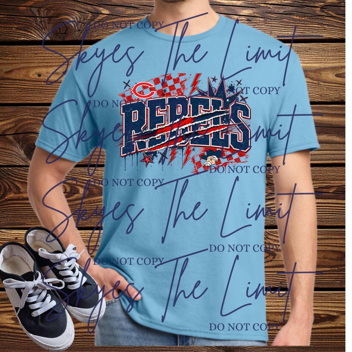 Rebels check retro garment