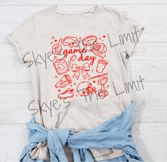 Comfort Color Game Day Football