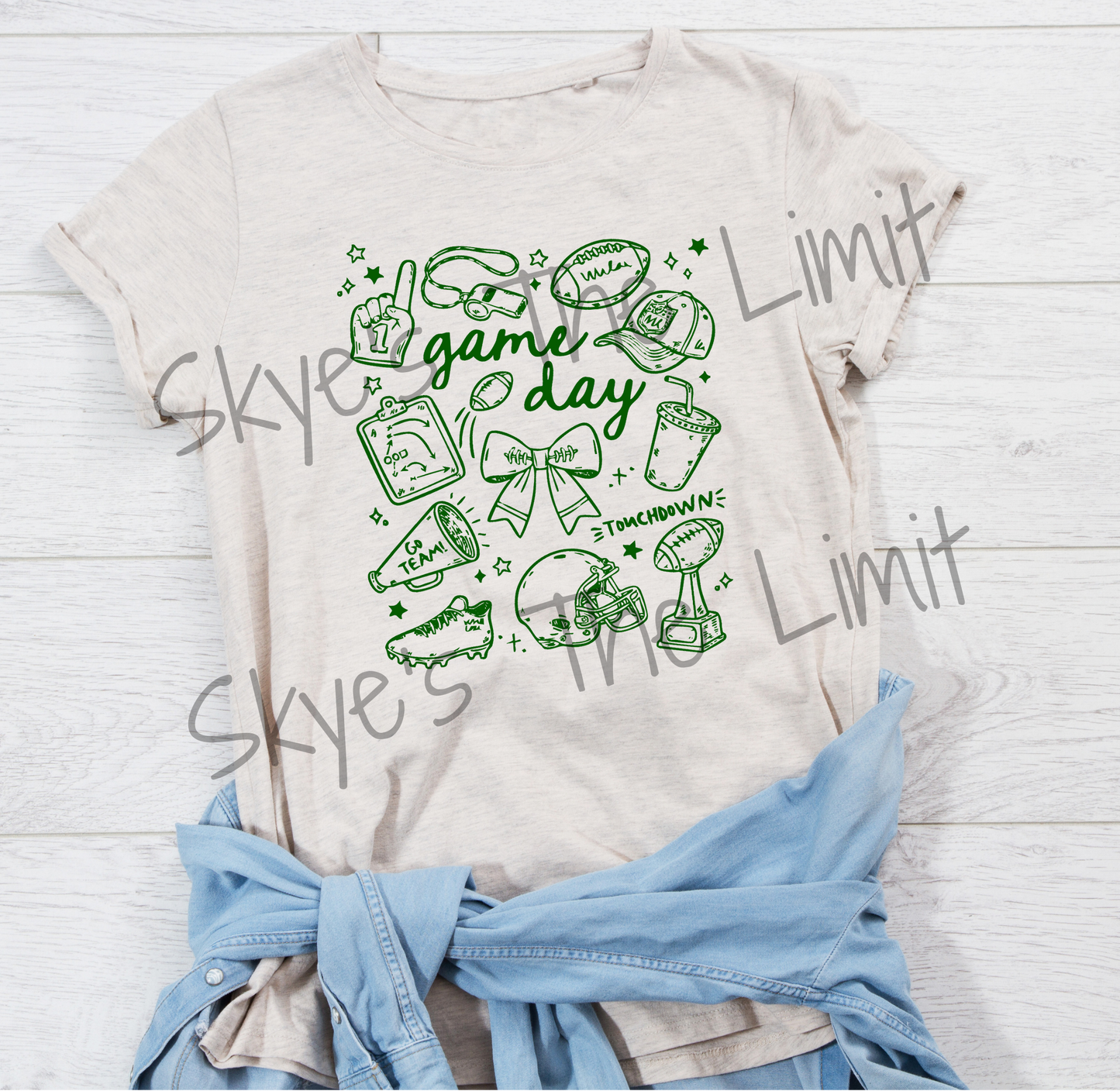 Comfort Color Game Day Football
