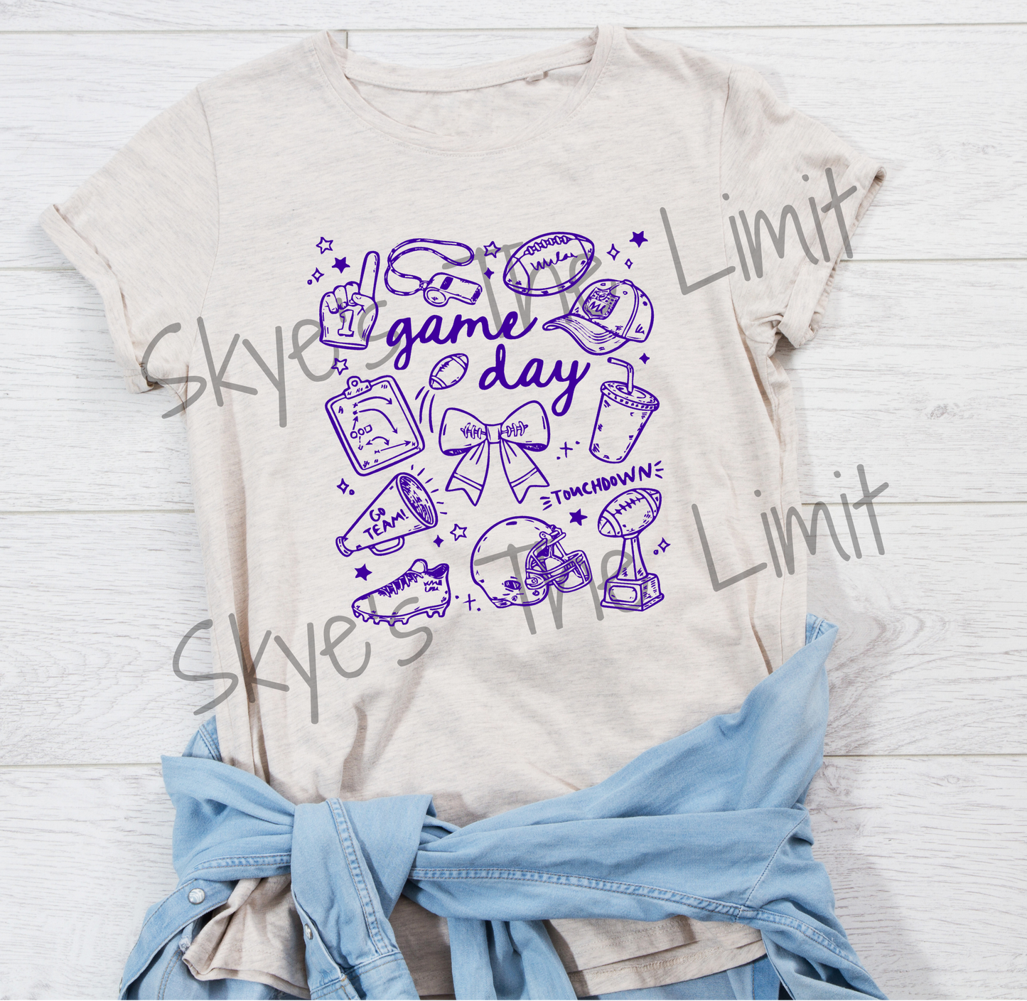 Comfort Color Game Day Football