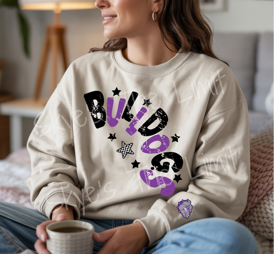 Bulldogs destressed design