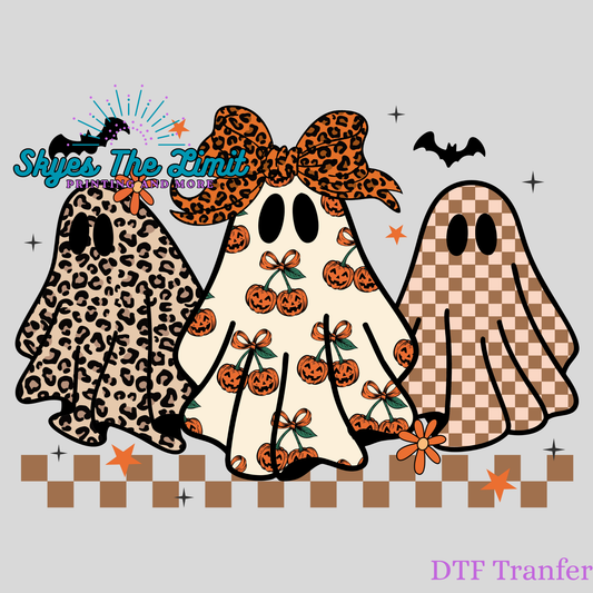3 Boojee ghost (DTF TRANSFER)
