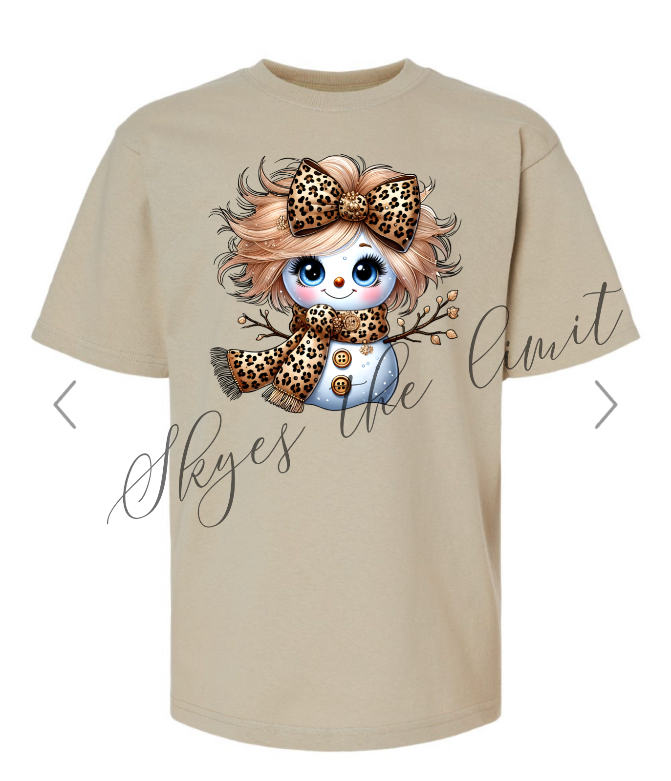 Snow woman tee