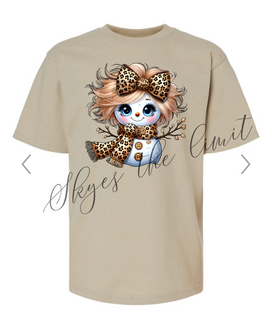 Snow woman tee
