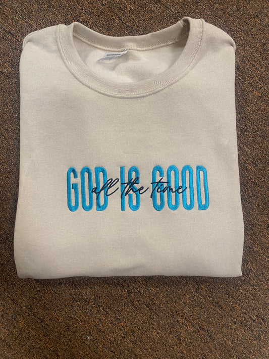 God is good sweatshirt