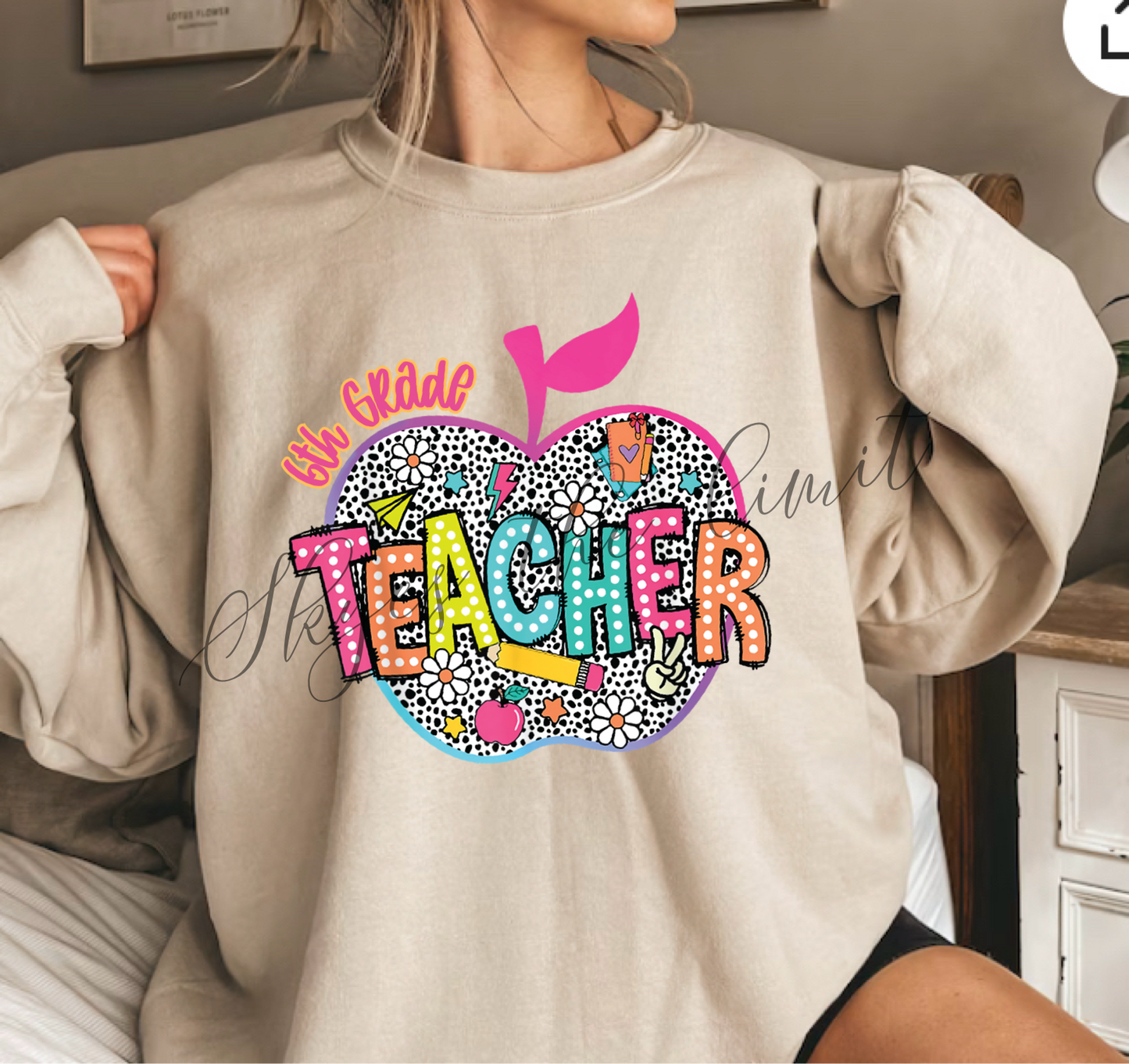 Pokadot Teacher shirt