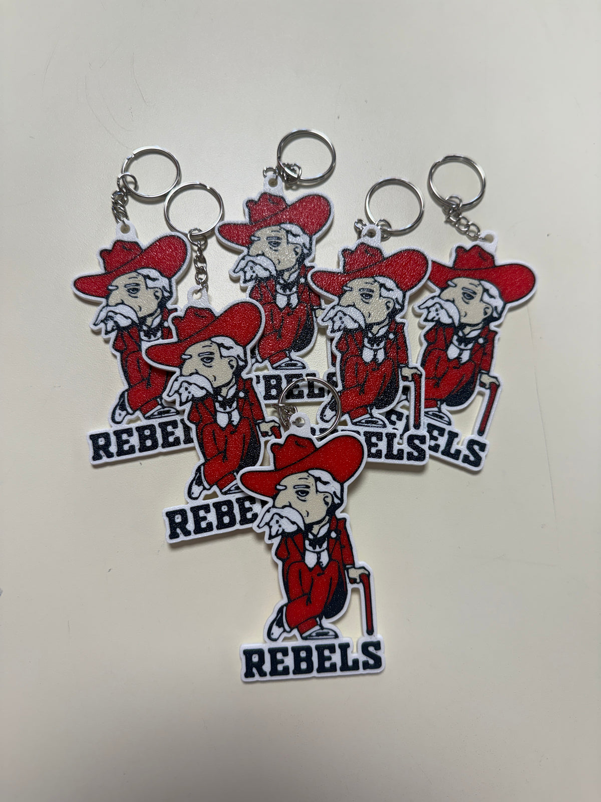 Rebel man Keychain