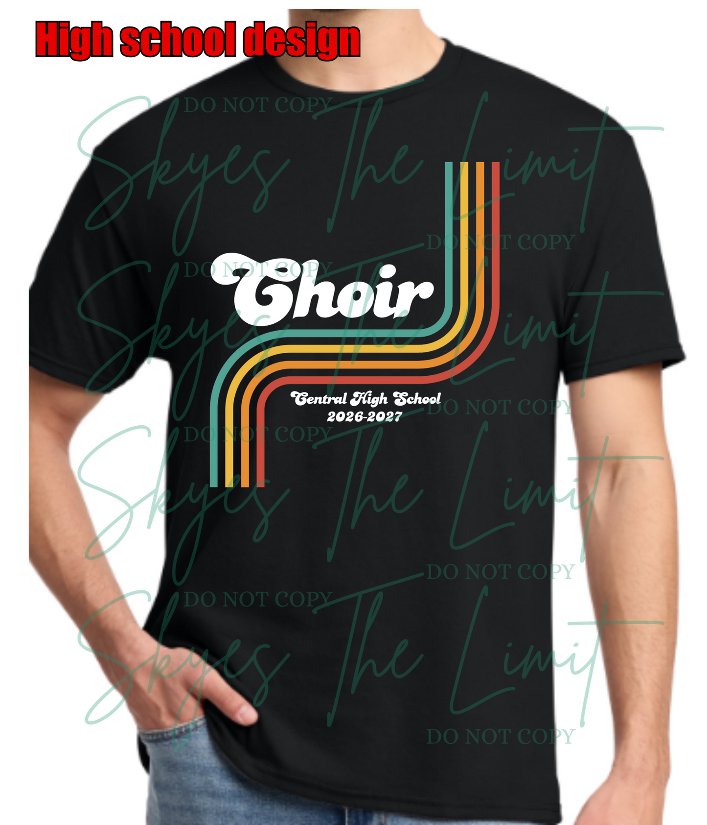 Rebels Choir shirts (high school and middle school)