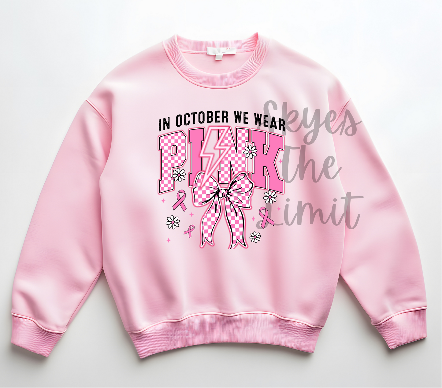 In October we wear pink