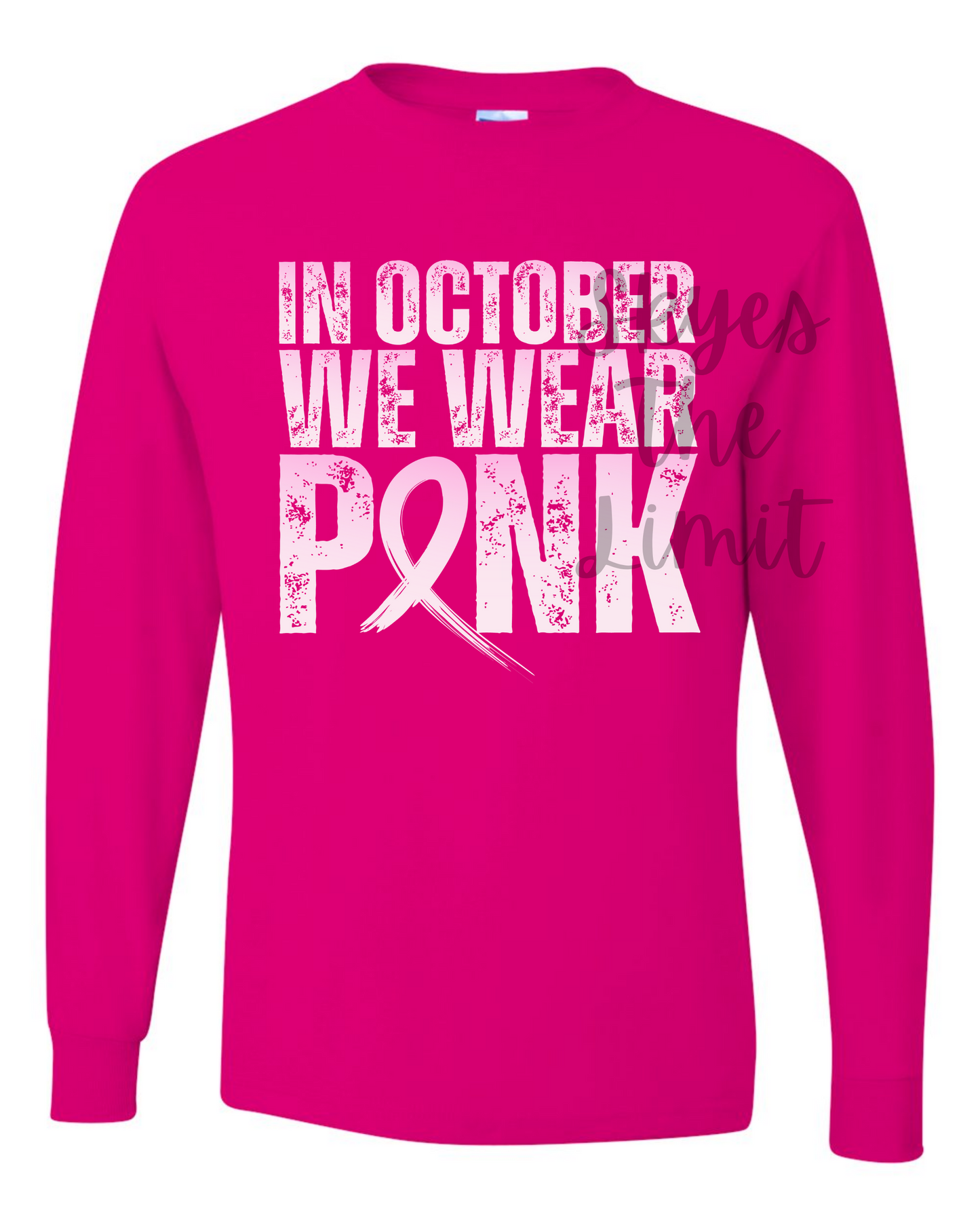 In October we wear pink