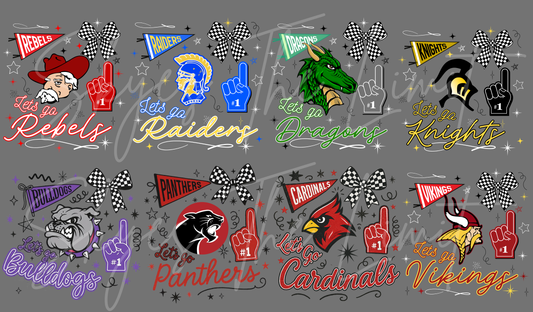 School mascot collage