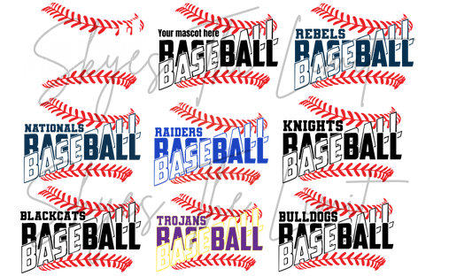 All School/ mascots baseball garments