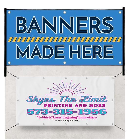 BANNERS with NO COLOR BACKGROUND
