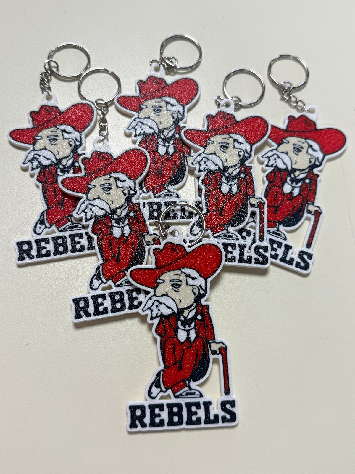 Rebel man Keychain