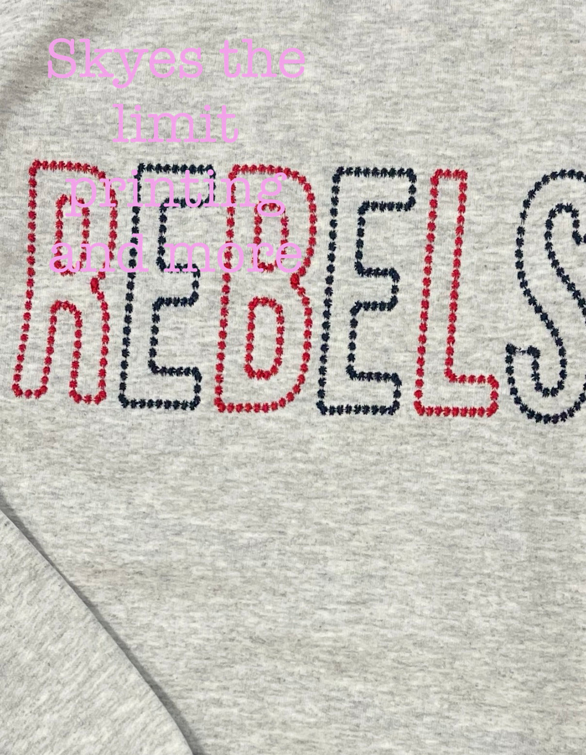 Dot Embroidery Sweatshirt