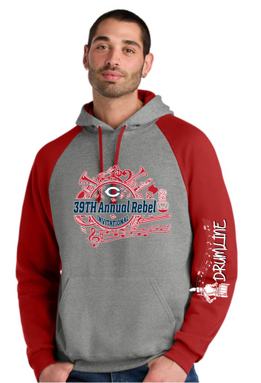39th Annual Rebel Invitational Color block hoodie