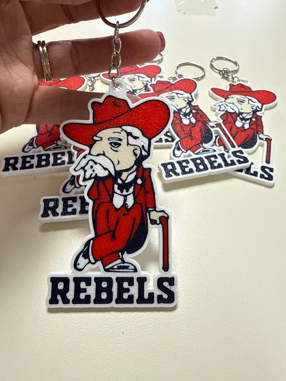 Rebel man Keychain