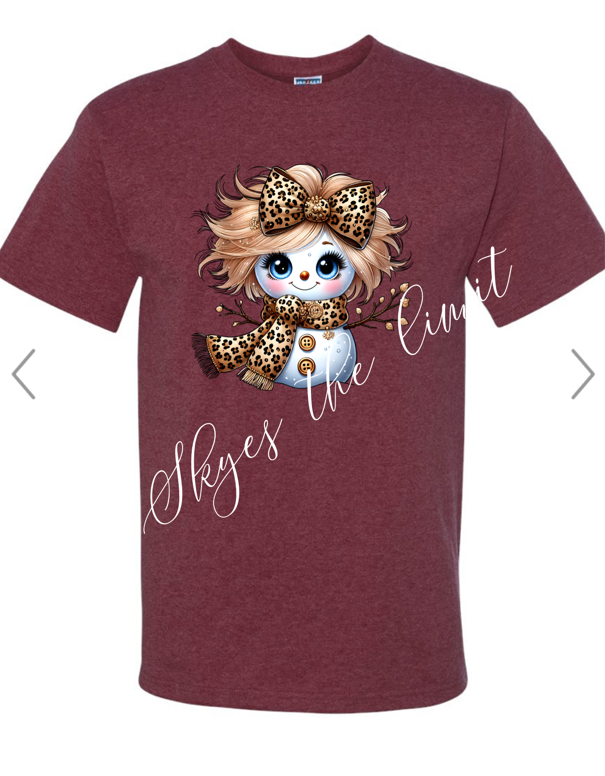 Snow woman tee