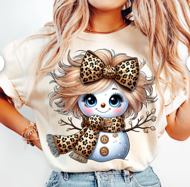 Snow woman tee