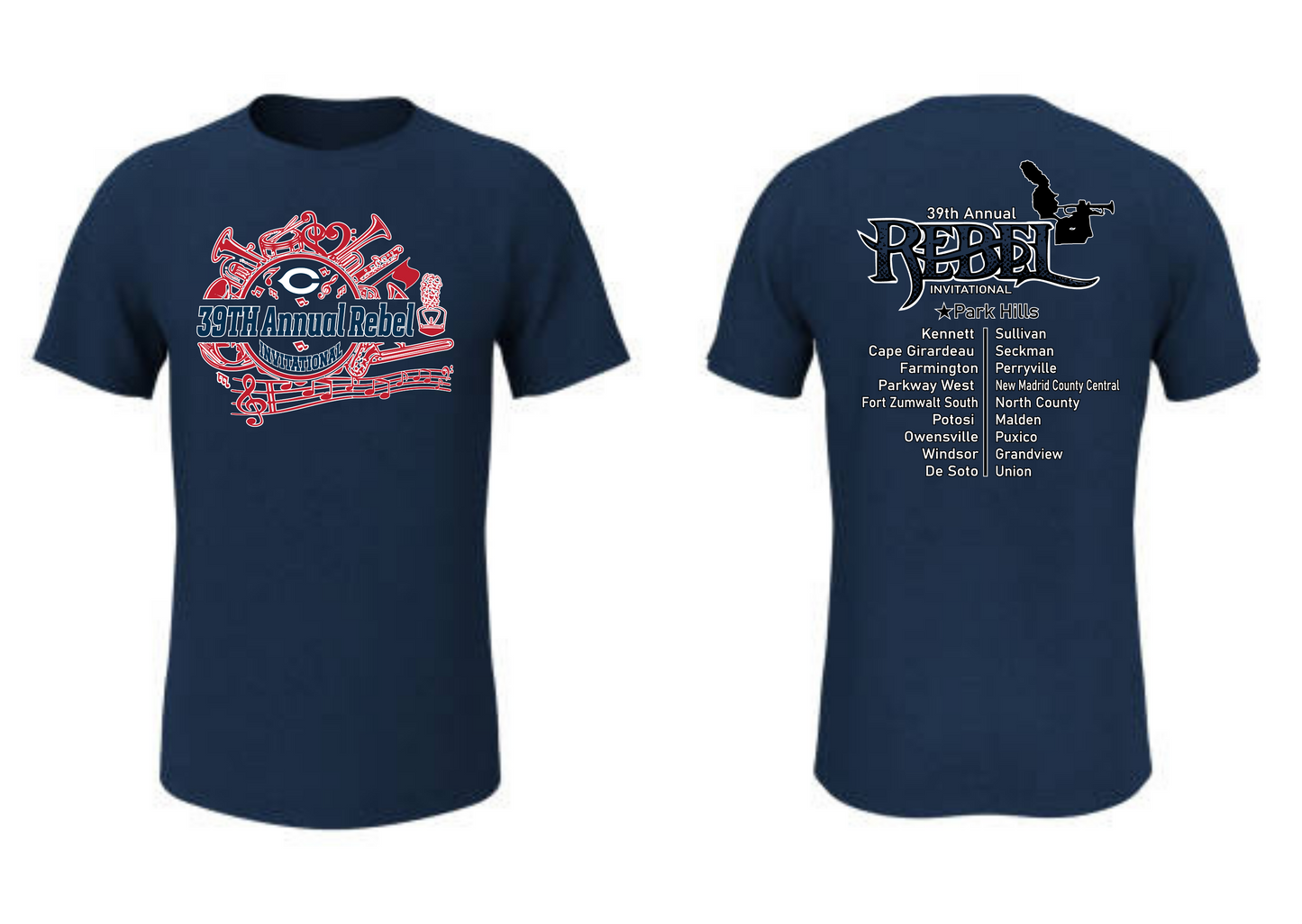 39th Annual Rebel Invitational T-Shirt