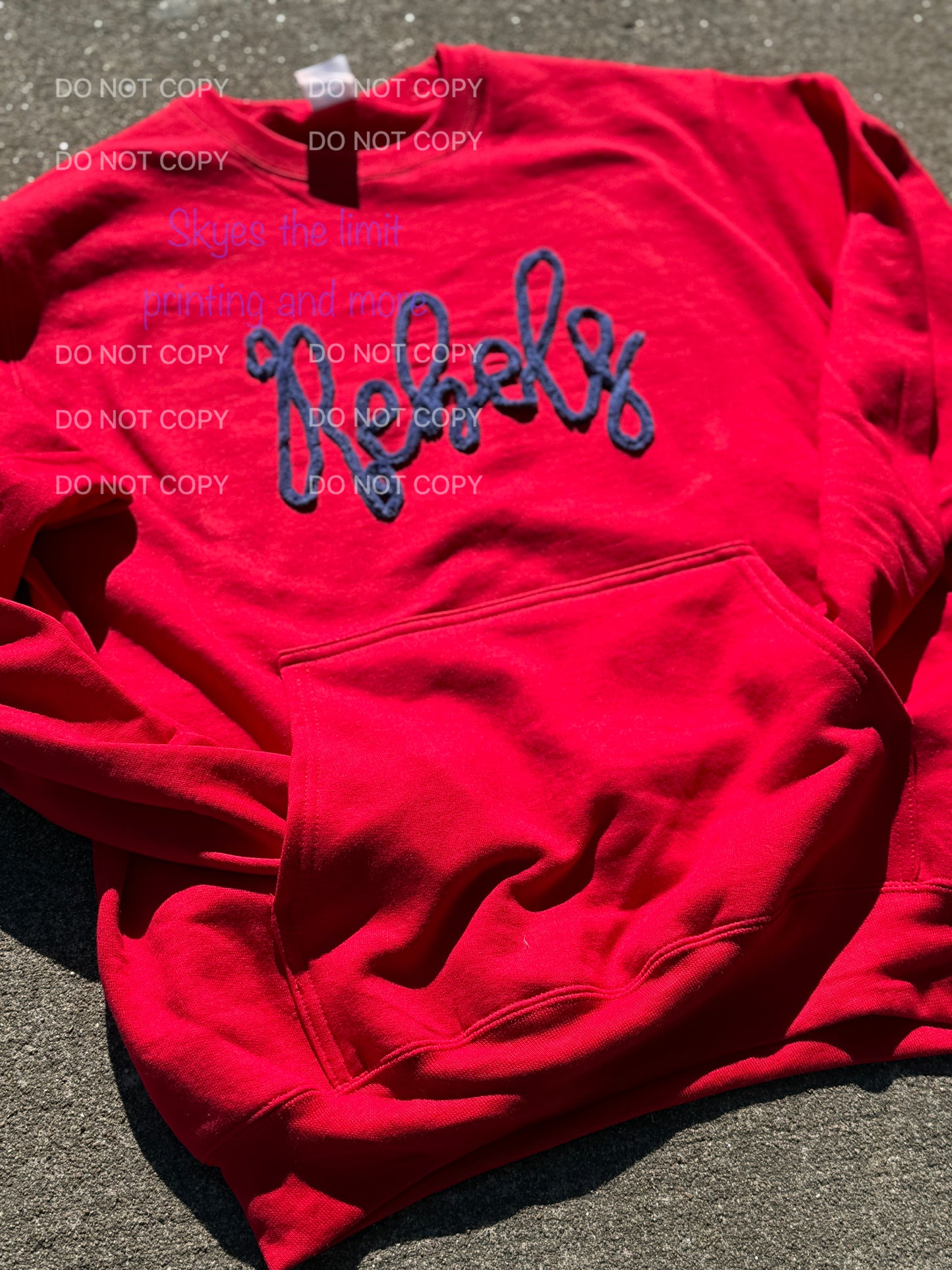 Embroidered Rebel sweatshirt