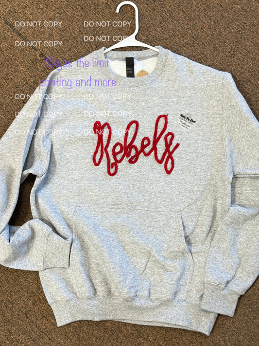 Embroidered Rebel sweatshirt