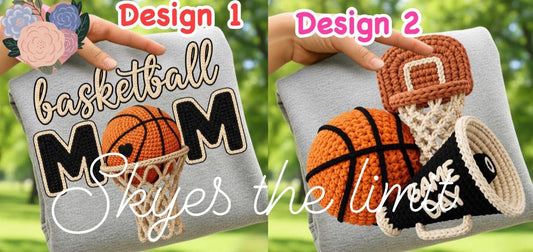 Basketball Crochet printed garments