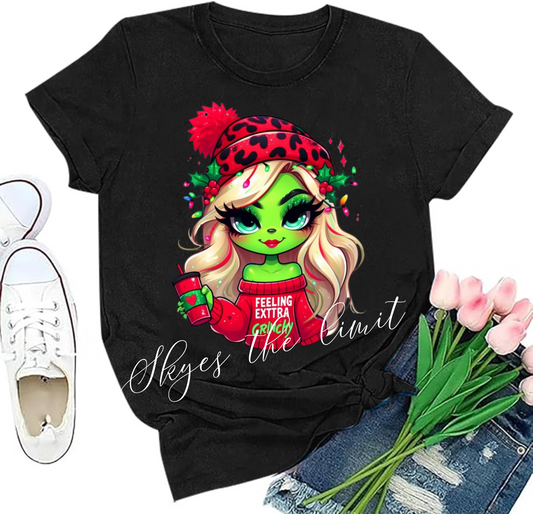 Girl Grinch T-Shirts youth-adult