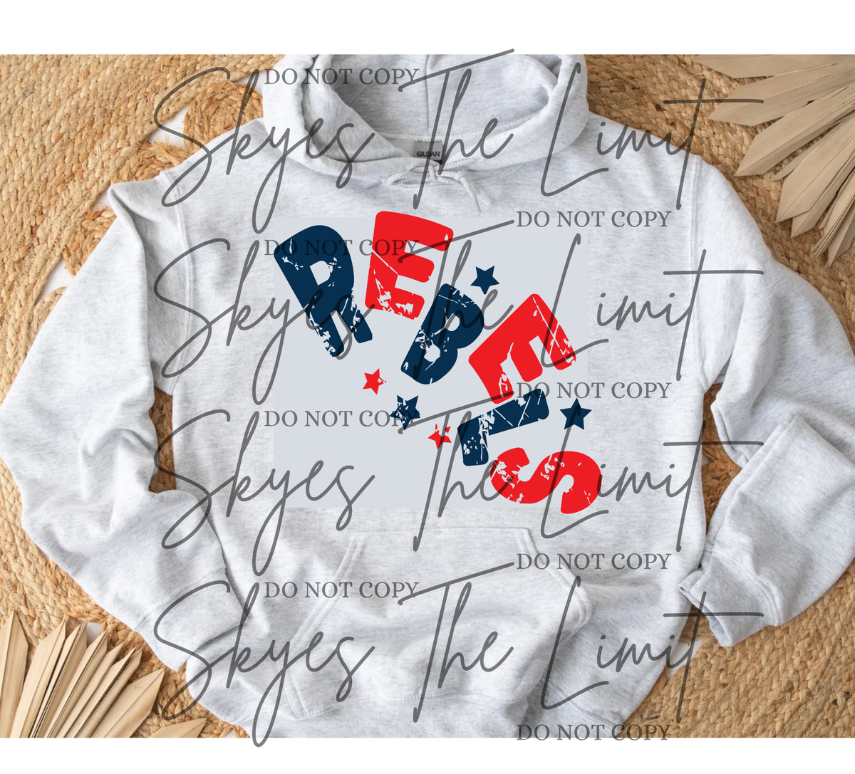 Destressed Rebels bold Sweatshirt