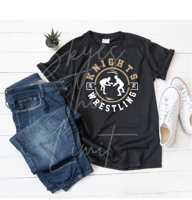 Knights Wrestling T shirt