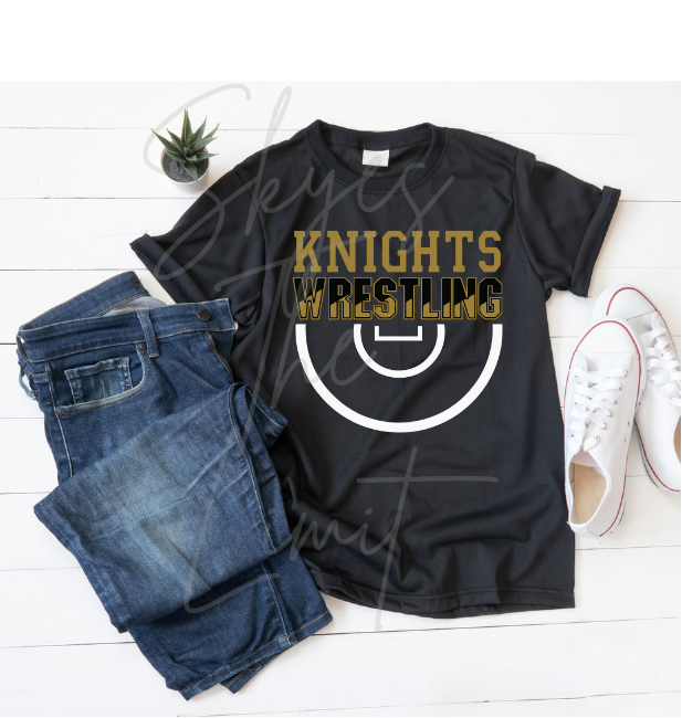 Knights Wrestling T shirt