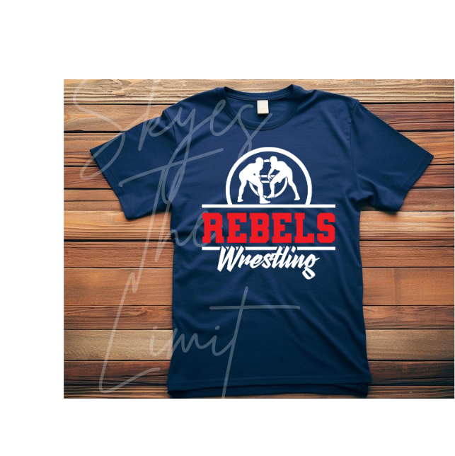 Rebels Wrestling T shirt
