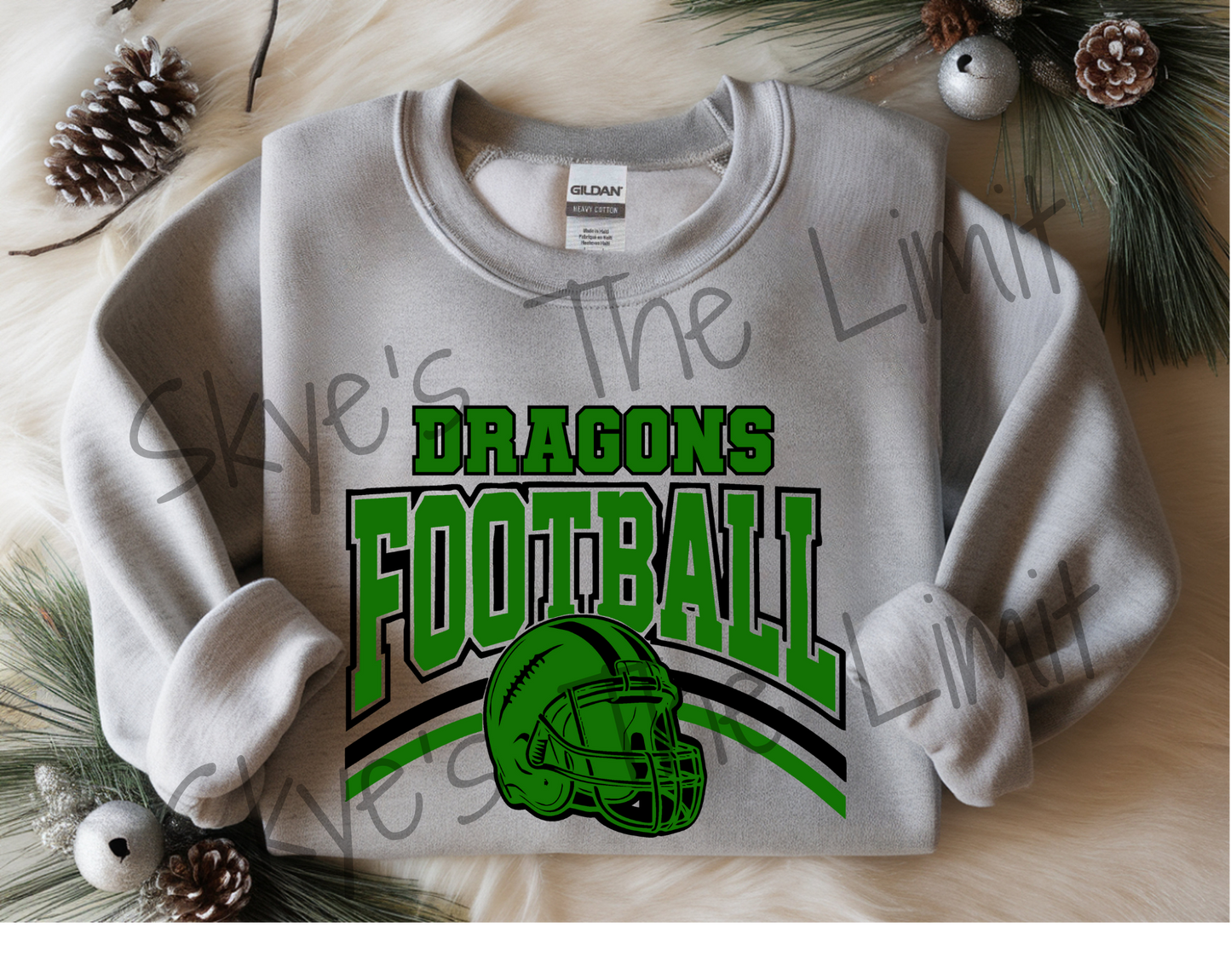 Mascot football design HOODIES/SWEATSHIRT