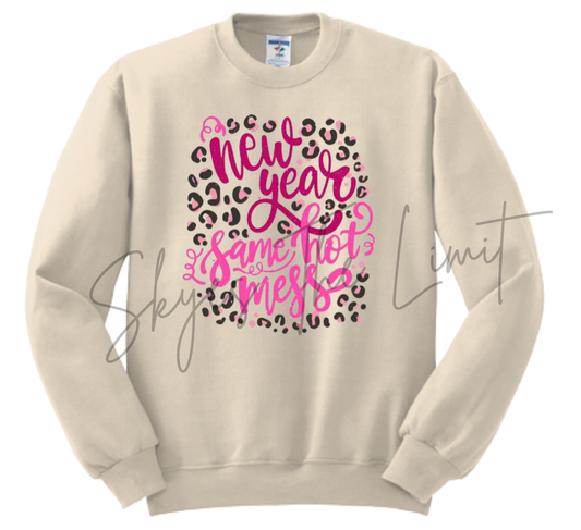 NEW YEAR crewneck sweatshirts