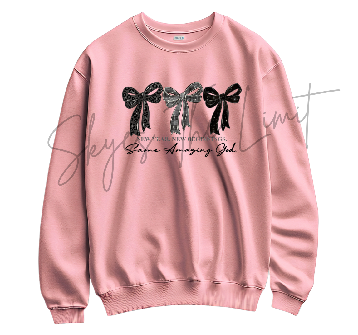 NEW YEAR crewneck sweatshirts