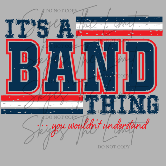 Its a band thing (RED NAVY)