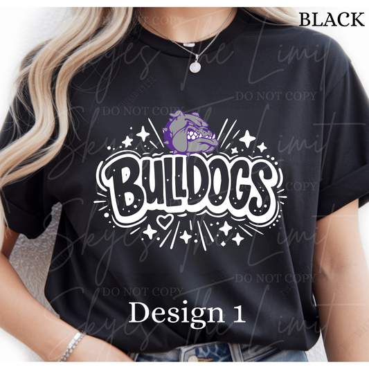 Bulldog comfort color t shirts