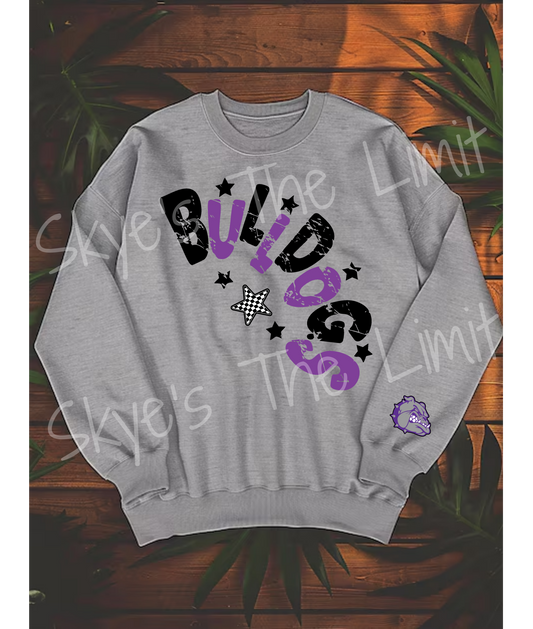 Bulldogs destressed design