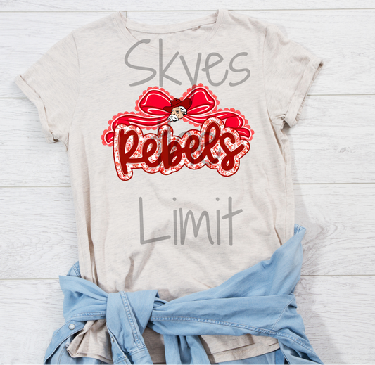 Floral Rebels W/ a bow