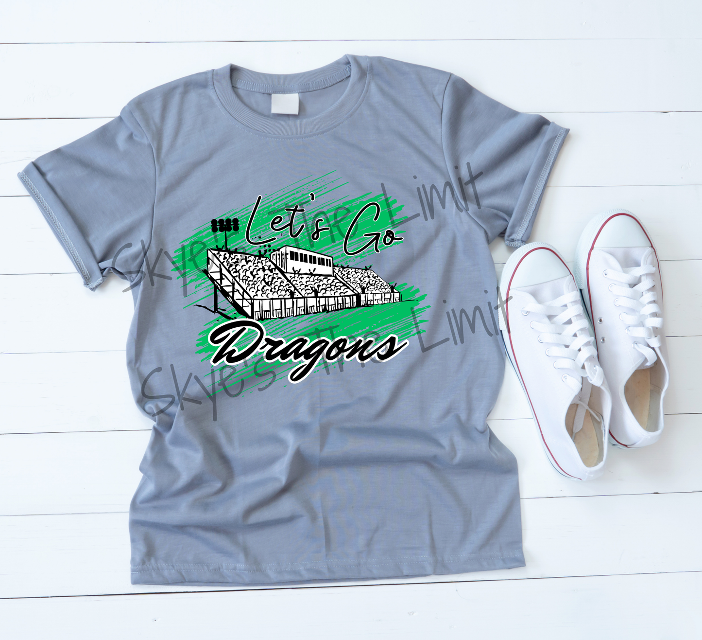 School football T-Shirt "Let's Go"